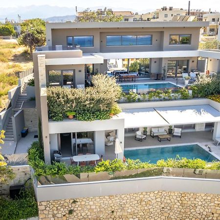 Seafront Villas I "Free" Heated Pools & 100M To Sea Chania  Eksteriør billede